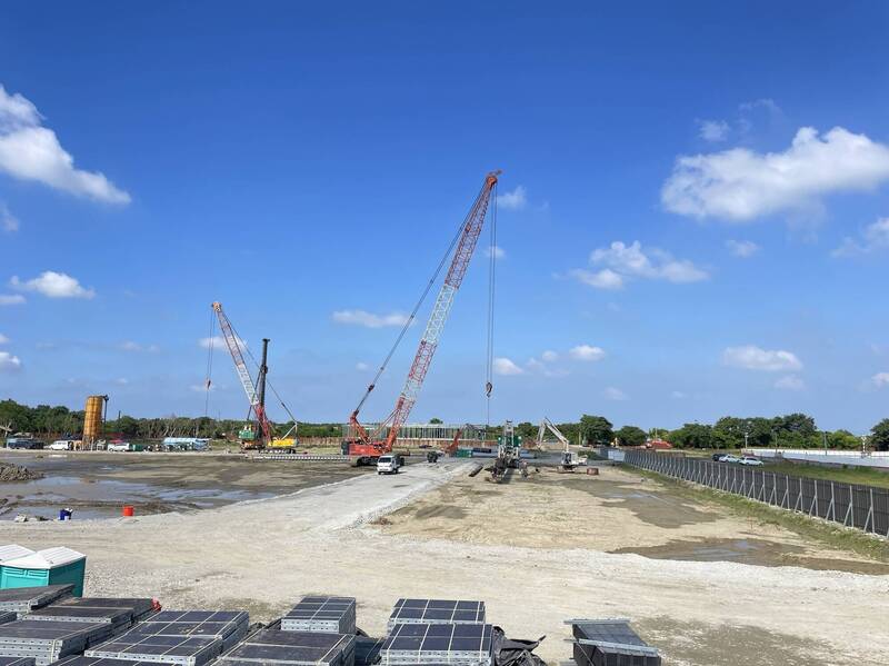 嘉义科学园区污水处理厂新建工程惊传死亡工安意外。（南科管理局提供）